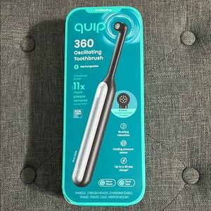 Quip 360 Oscillating Toothbrush - blue stone